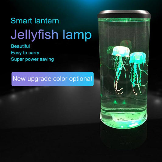 LED tower Jellyfish lamp night light change bedside lamp USB super